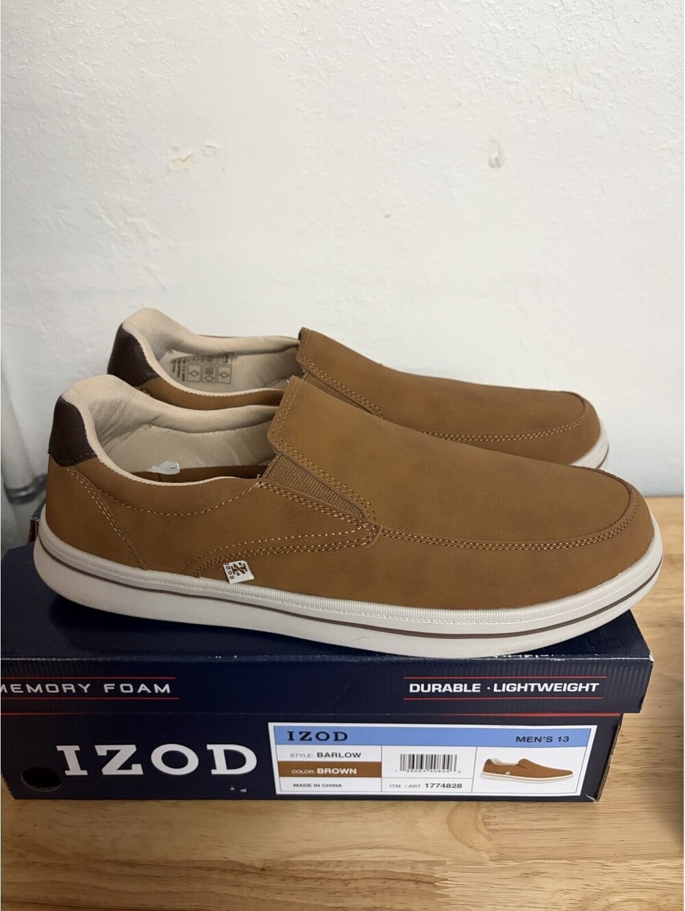 IZOD “Barlow” Men’s Moccasin Style Casual/Dress Shoe Size 13 Brown